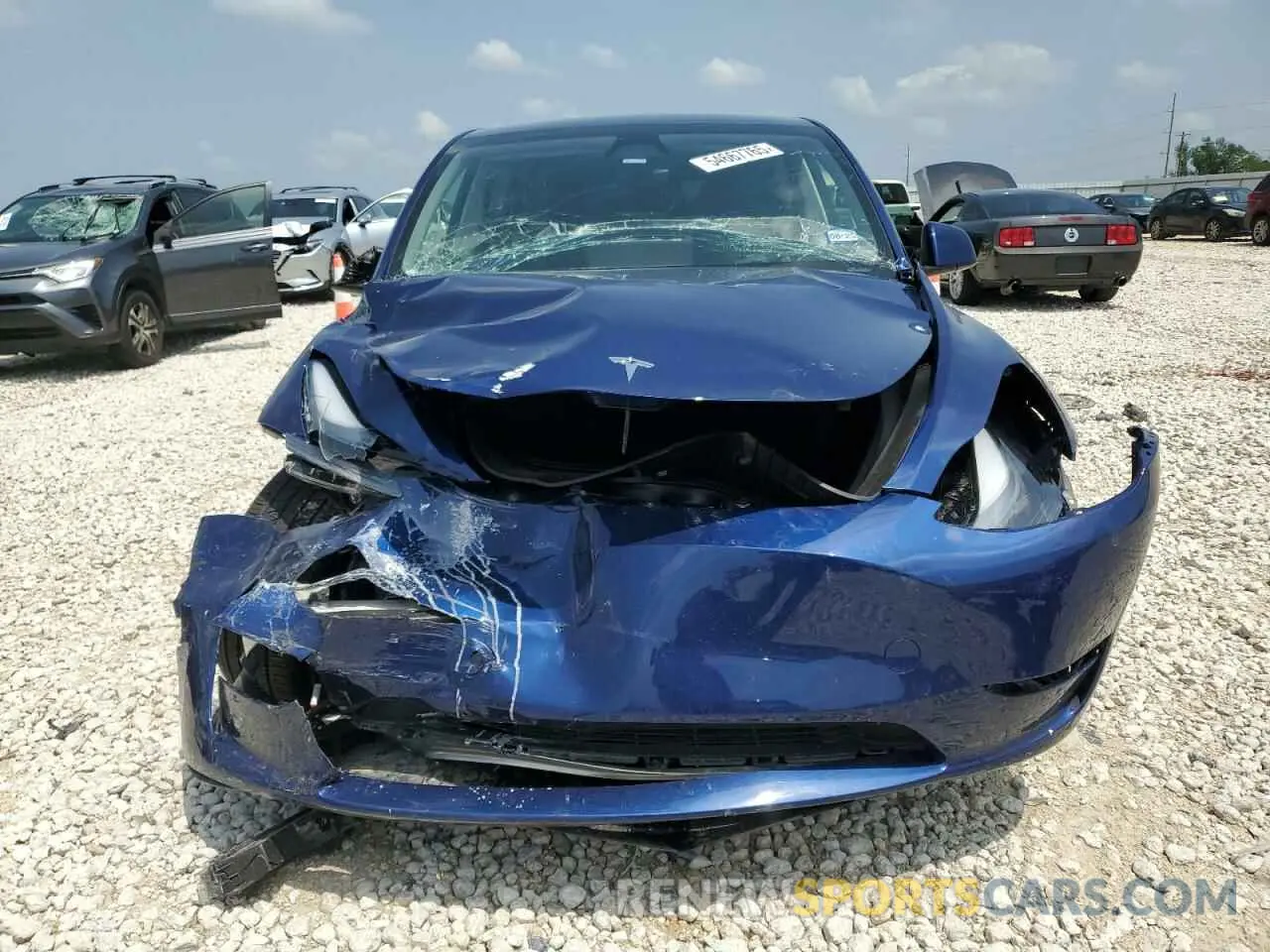 5 Photograph of a damaged car 7SAYGAEE6RF196245 TESLA MODEL Y 2024