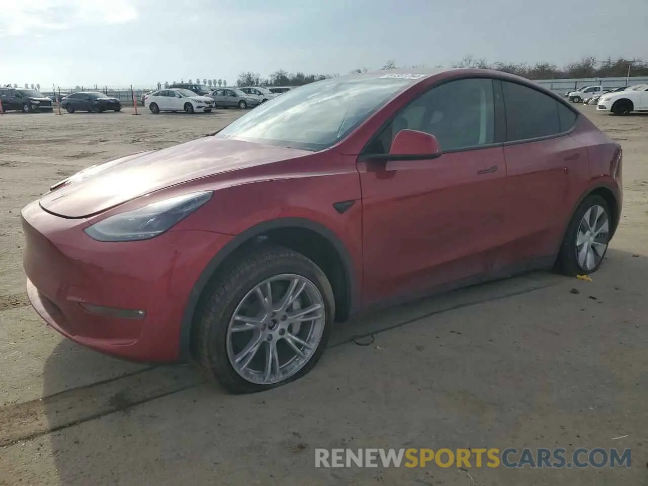1 Photograph of a damaged car 7SAYGAEE8RF081789 TESLA MODEL Y 2024