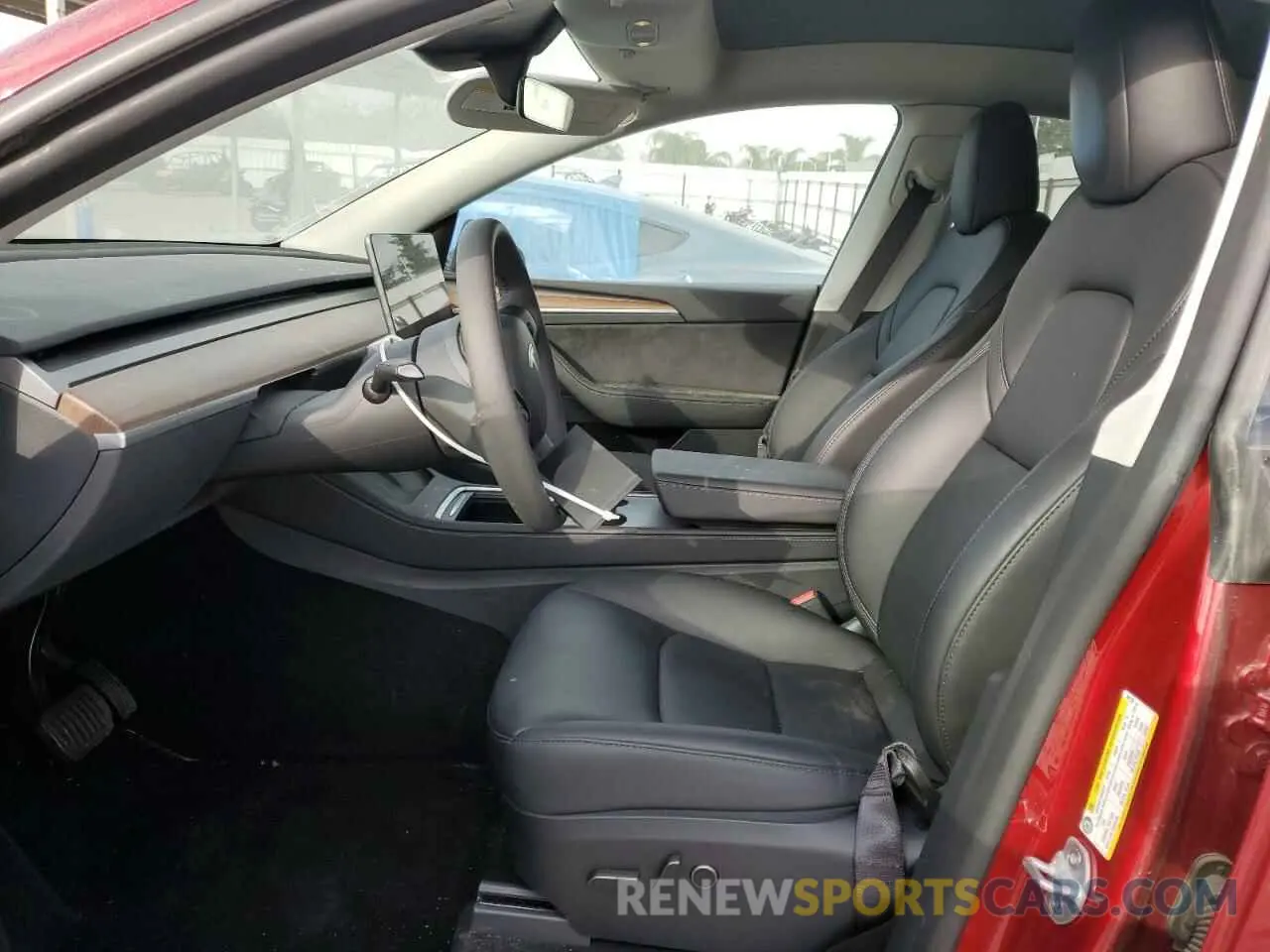 7 Photograph of a damaged car 7SAYGAEE8RF081789 TESLA MODEL Y 2024