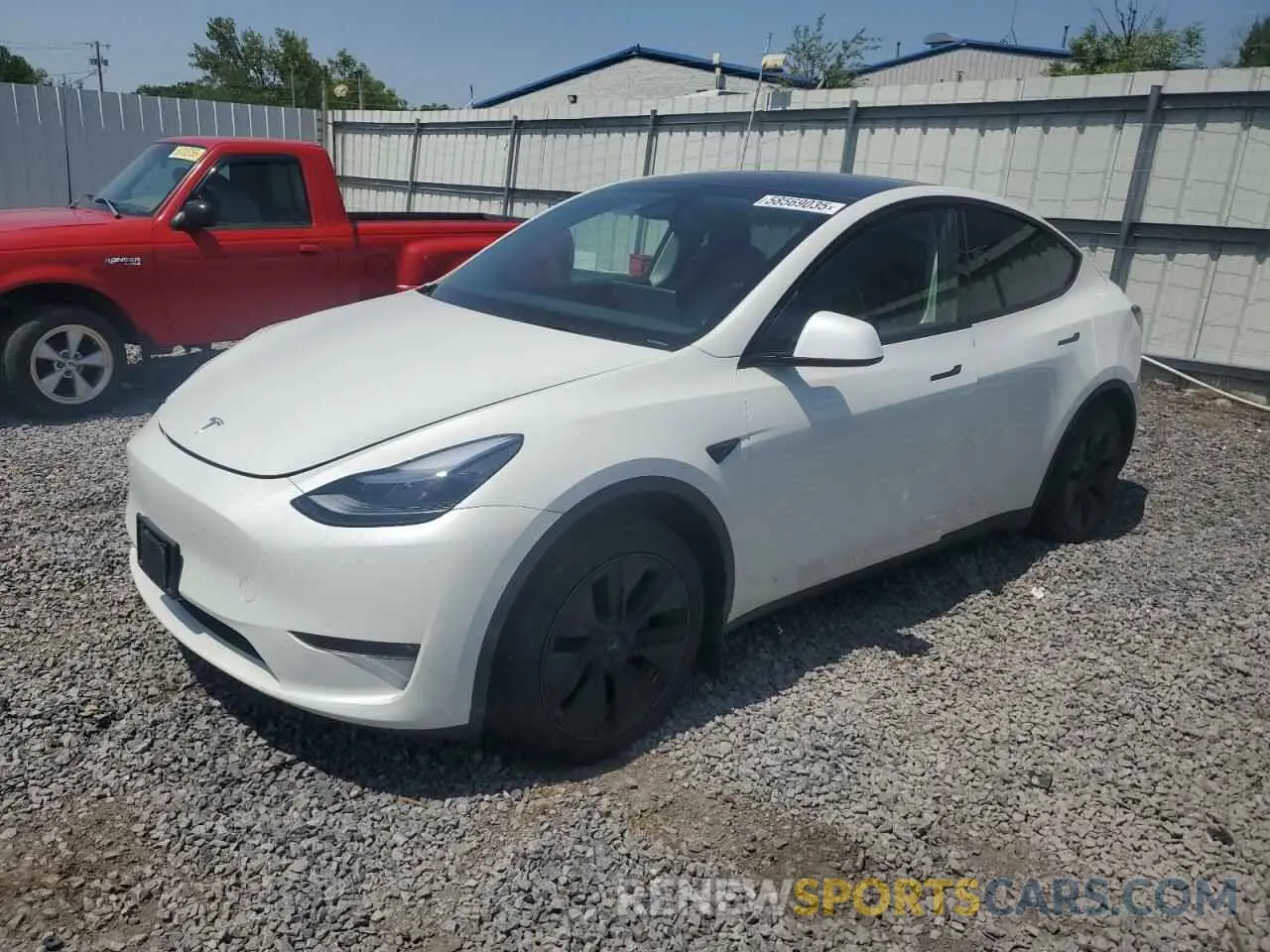 1 Photograph of a damaged car 7SAYGAEE8RF211702 TESLA MODEL Y 2024
