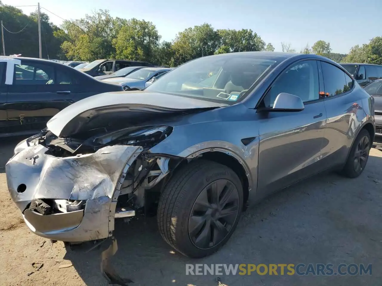 1 Photograph of a damaged car 7SAYGAEE9RF109602 TESLA MODEL Y 2024