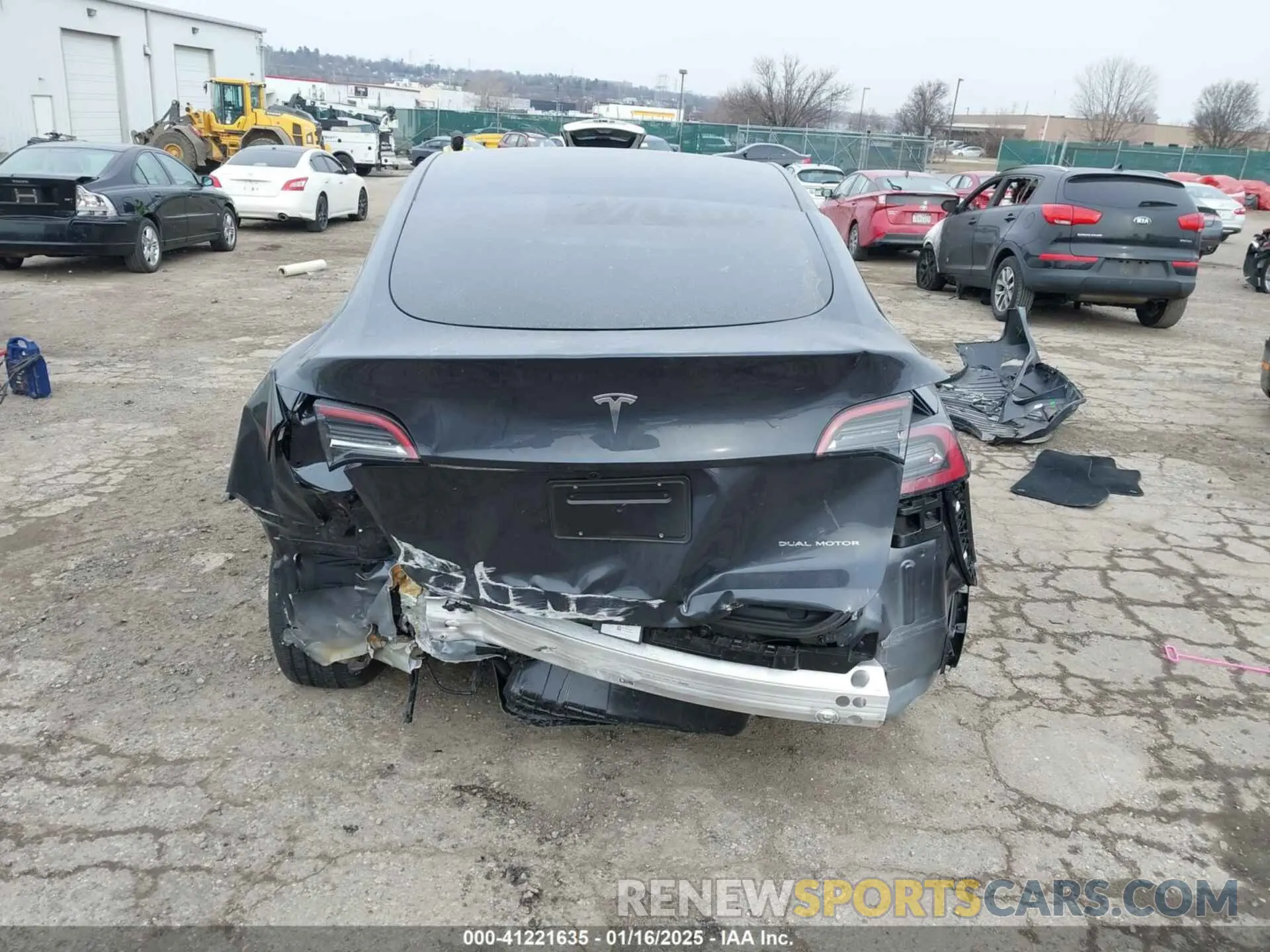 15 Photograph of a damaged car 7SAYGAEE9RF180802 TESLA MODEL Y 2024