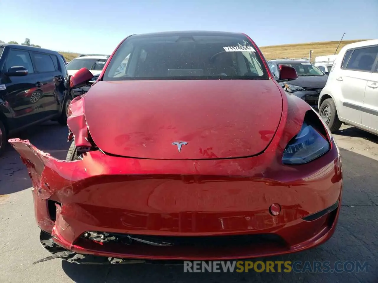 5 Photograph of a damaged car 7SAYGAEE9RF198765 TESLA MODEL Y 2024