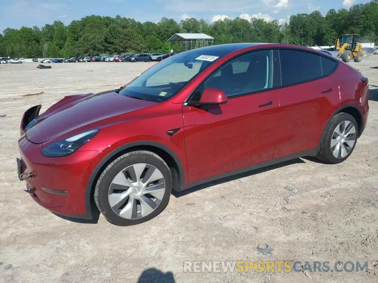 1 Photograph of a damaged car 7SAYGAEEXRF071829 TESLA MODEL Y 2024