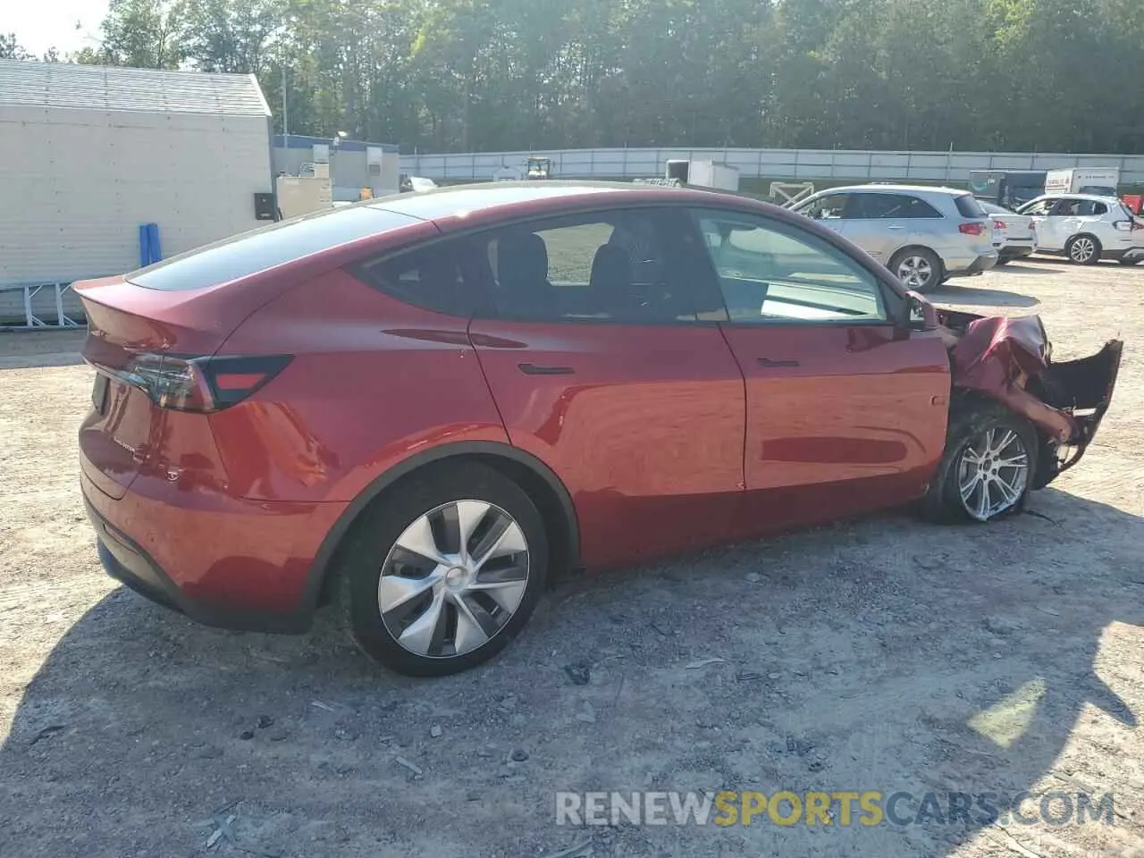 3 Photograph of a damaged car 7SAYGAEEXRF071829 TESLA MODEL Y 2024