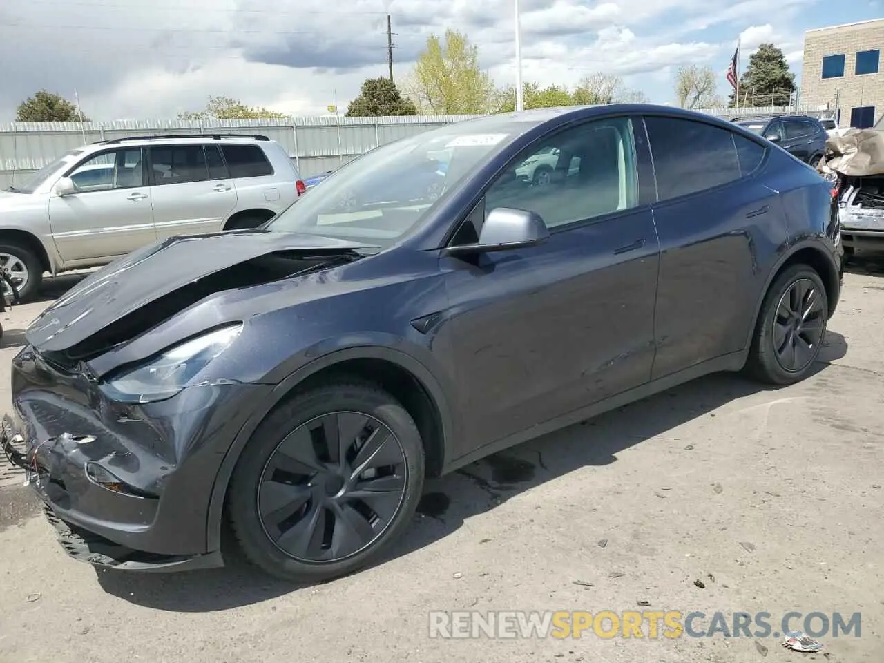 1 Photograph of a damaged car 7SAYGAEEXRF115893 TESLA MODEL Y 2024