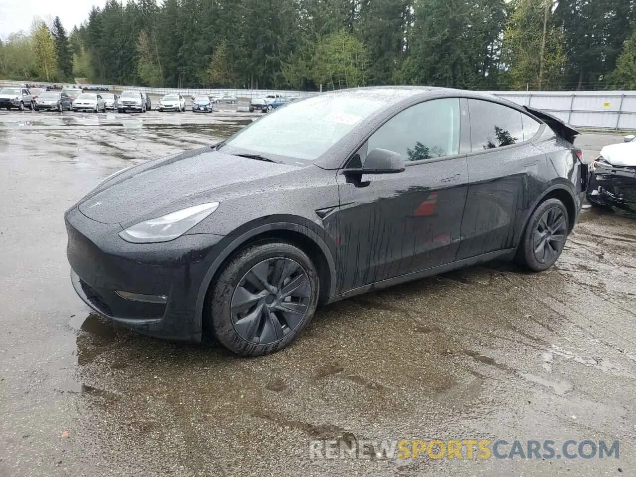 1 Photograph of a damaged car 7SAYGAEEXRF127123 TESLA MODEL Y 2024