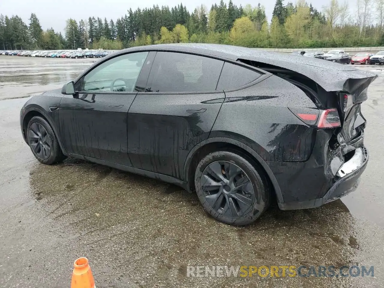 2 Photograph of a damaged car 7SAYGAEEXRF127123 TESLA MODEL Y 2024