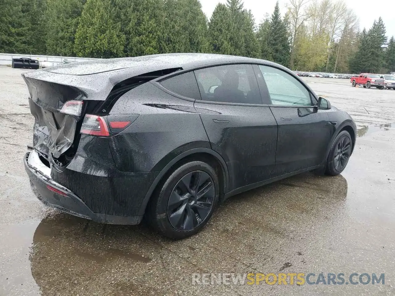 3 Photograph of a damaged car 7SAYGAEEXRF127123 TESLA MODEL Y 2024