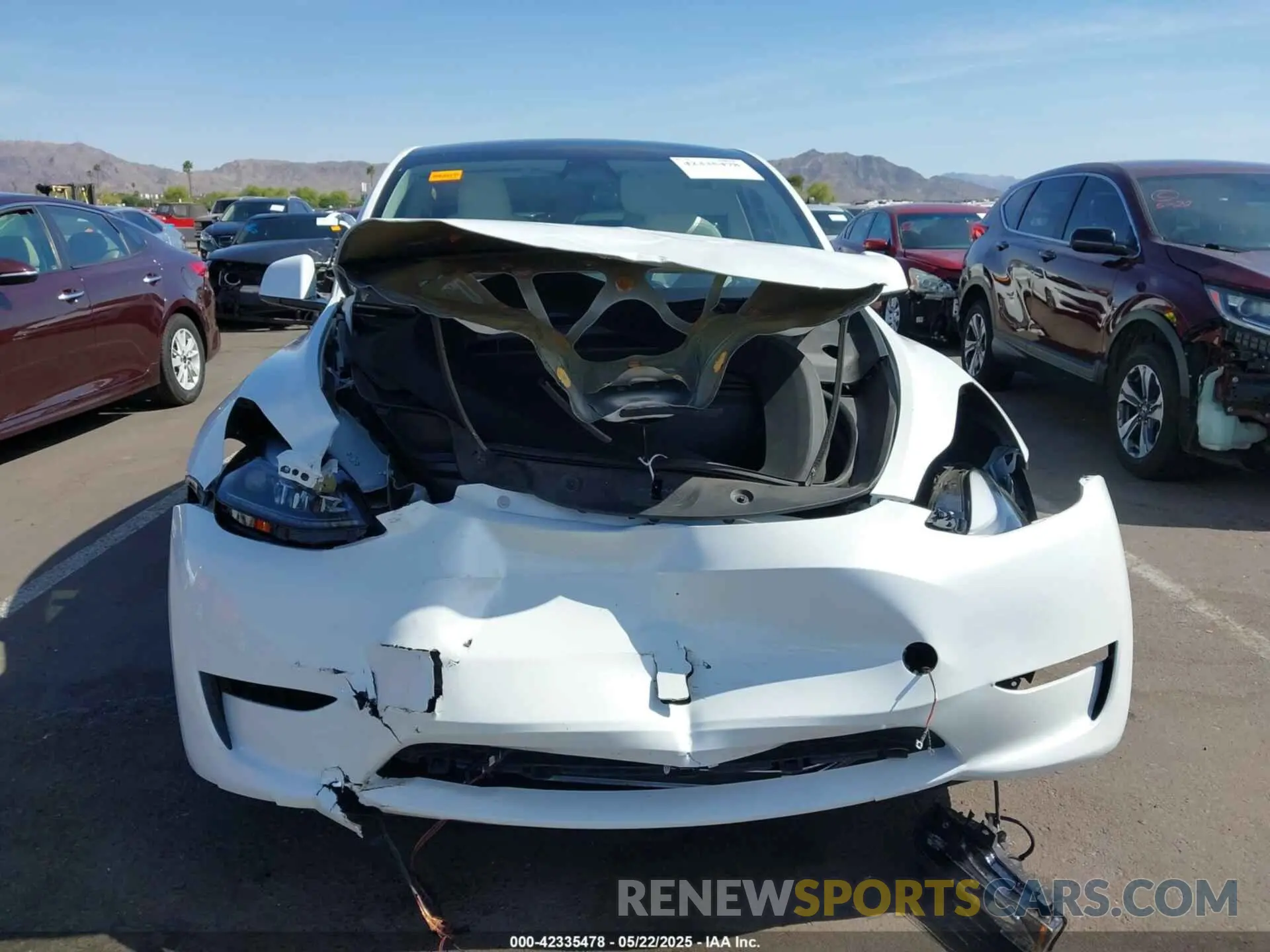 12 Photograph of a damaged car 7SAYGAEEXRF165581 TESLA MODEL Y 2024