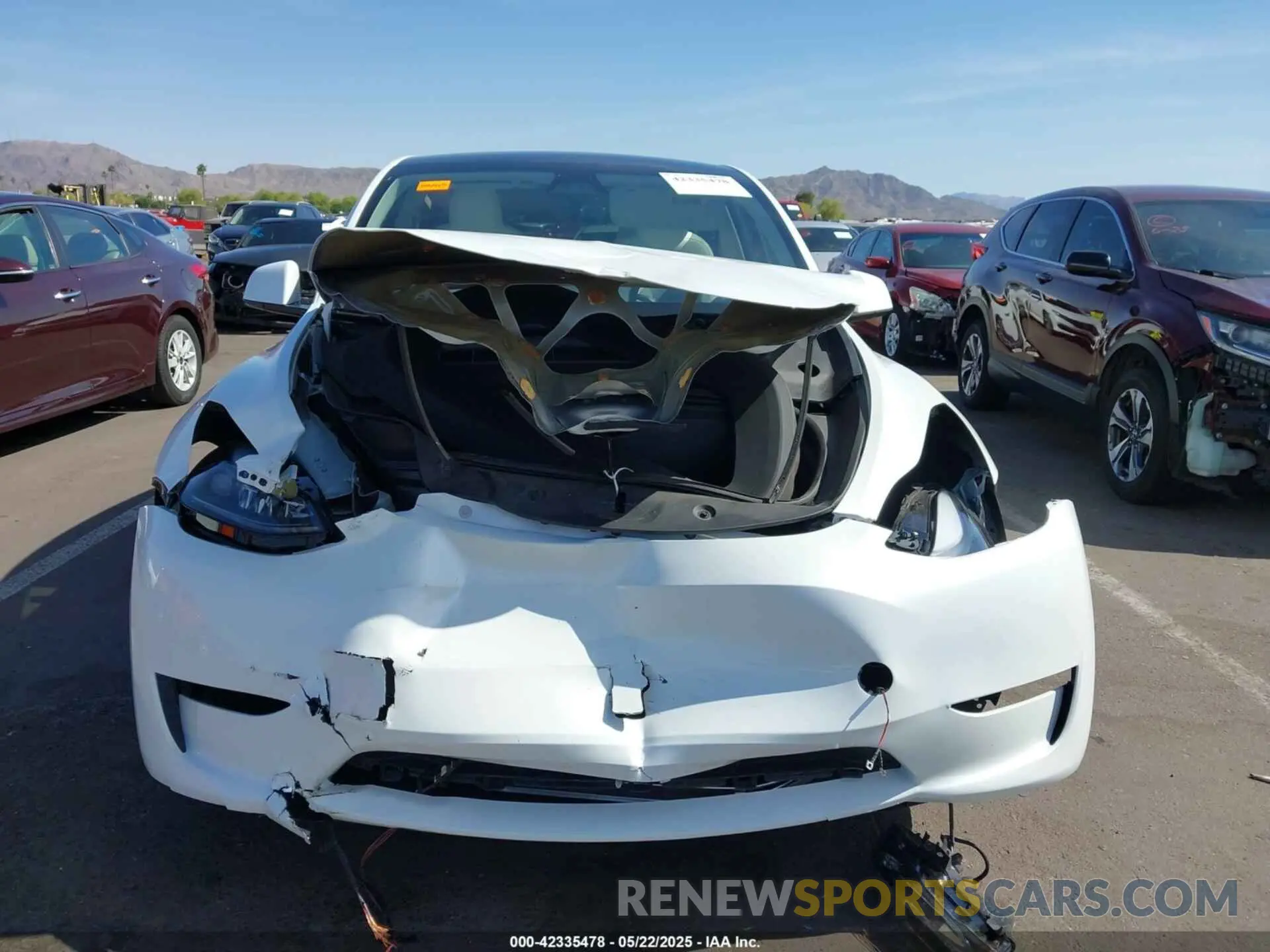 6 Photograph of a damaged car 7SAYGAEEXRF165581 TESLA MODEL Y 2024