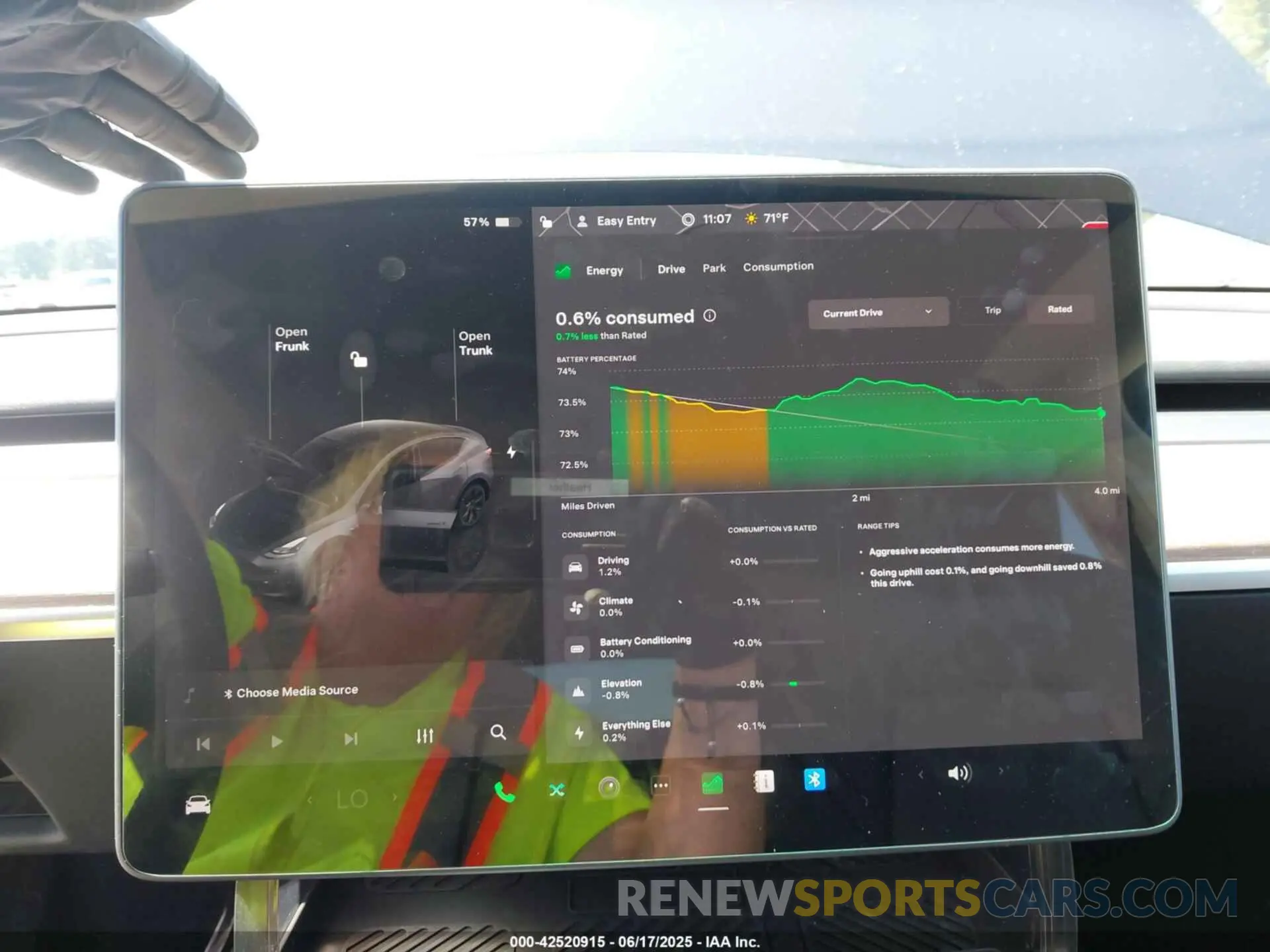 18 Photograph of a damaged car 7SAYGAEEXRF180212 TESLA MODEL Y 2024
