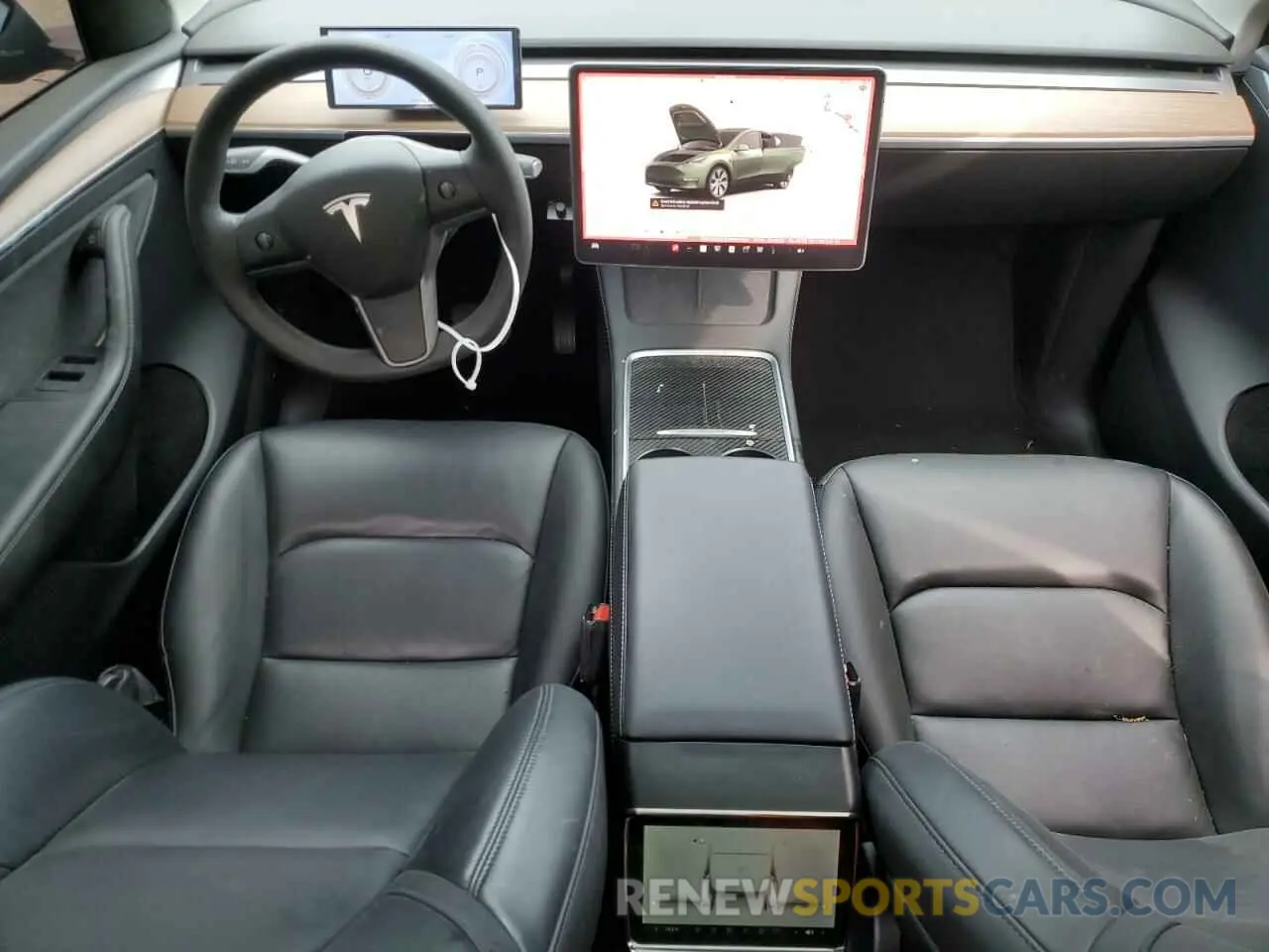8 Photograph of a damaged car 7SAYGAEEXRF987104 TESLA MODEL Y 2024