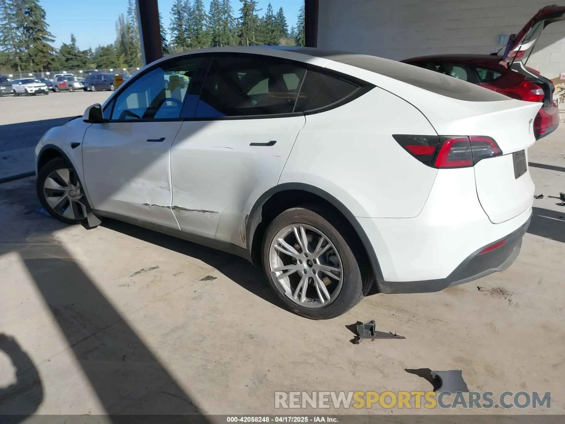 3 Photograph of a damaged car 7SAYGAEEXRF988561 TESLA MODEL Y 2024