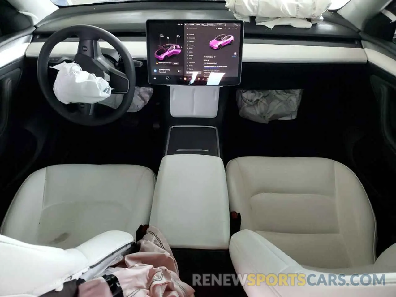8 Photograph of a damaged car 7SAYGDED0RF034717 TESLA MODEL Y 2024