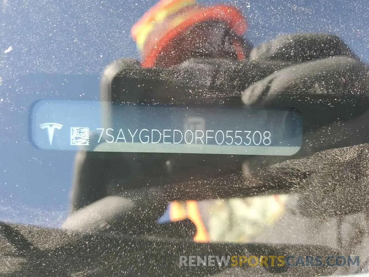 13 Photograph of a damaged car 7SAYGDED0RF055308 TESLA MODEL Y 2024