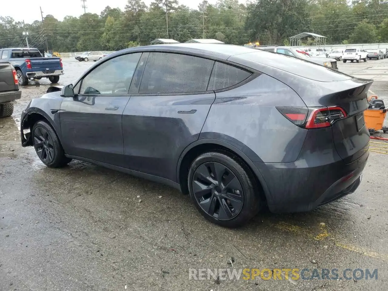 2 Photograph of a damaged car 7SAYGDED1RA303983 TESLA MODEL Y 2024