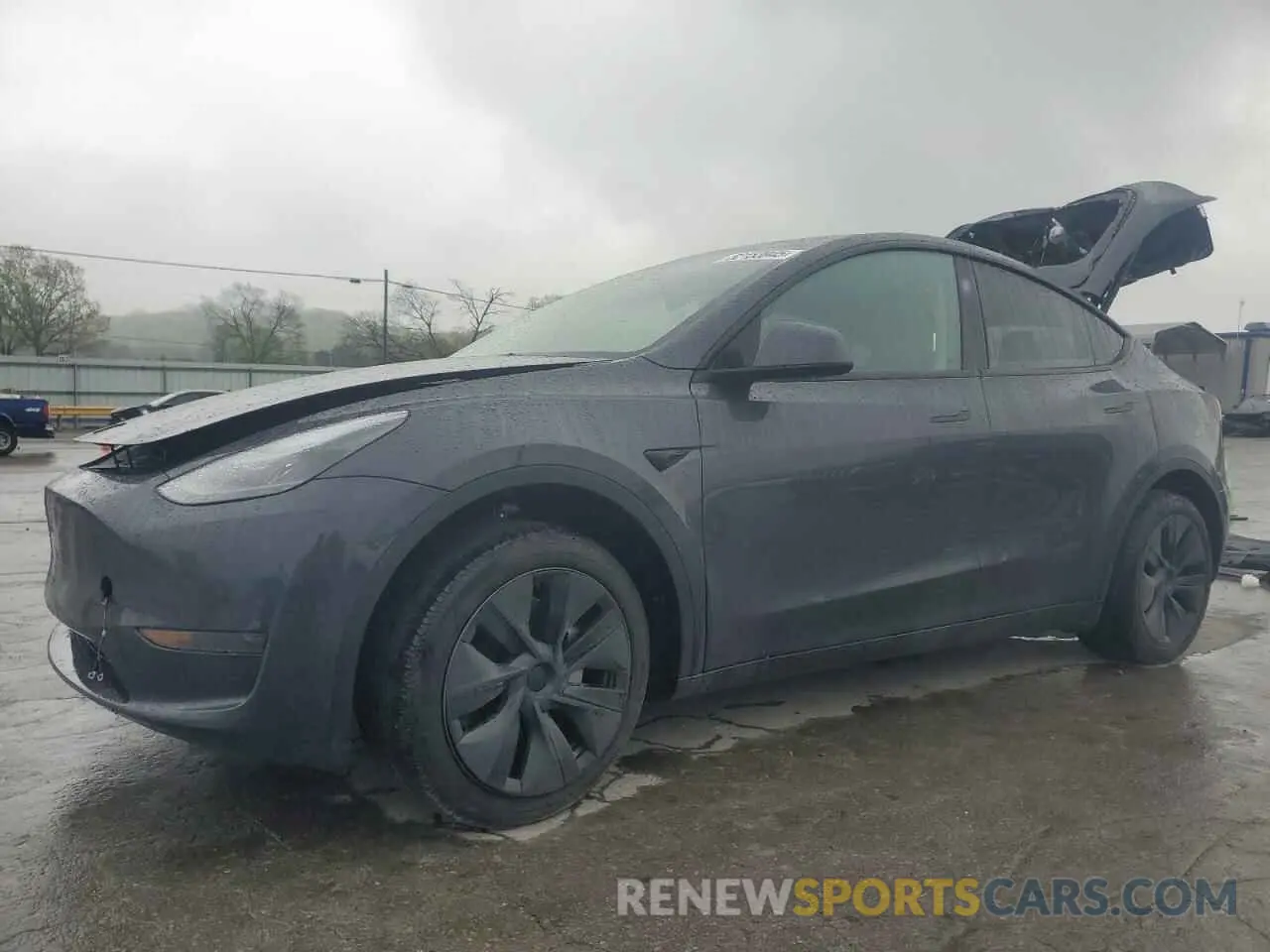 1 Photograph of a damaged car 7SAYGDED1RA321691 TESLA MODEL Y 2024