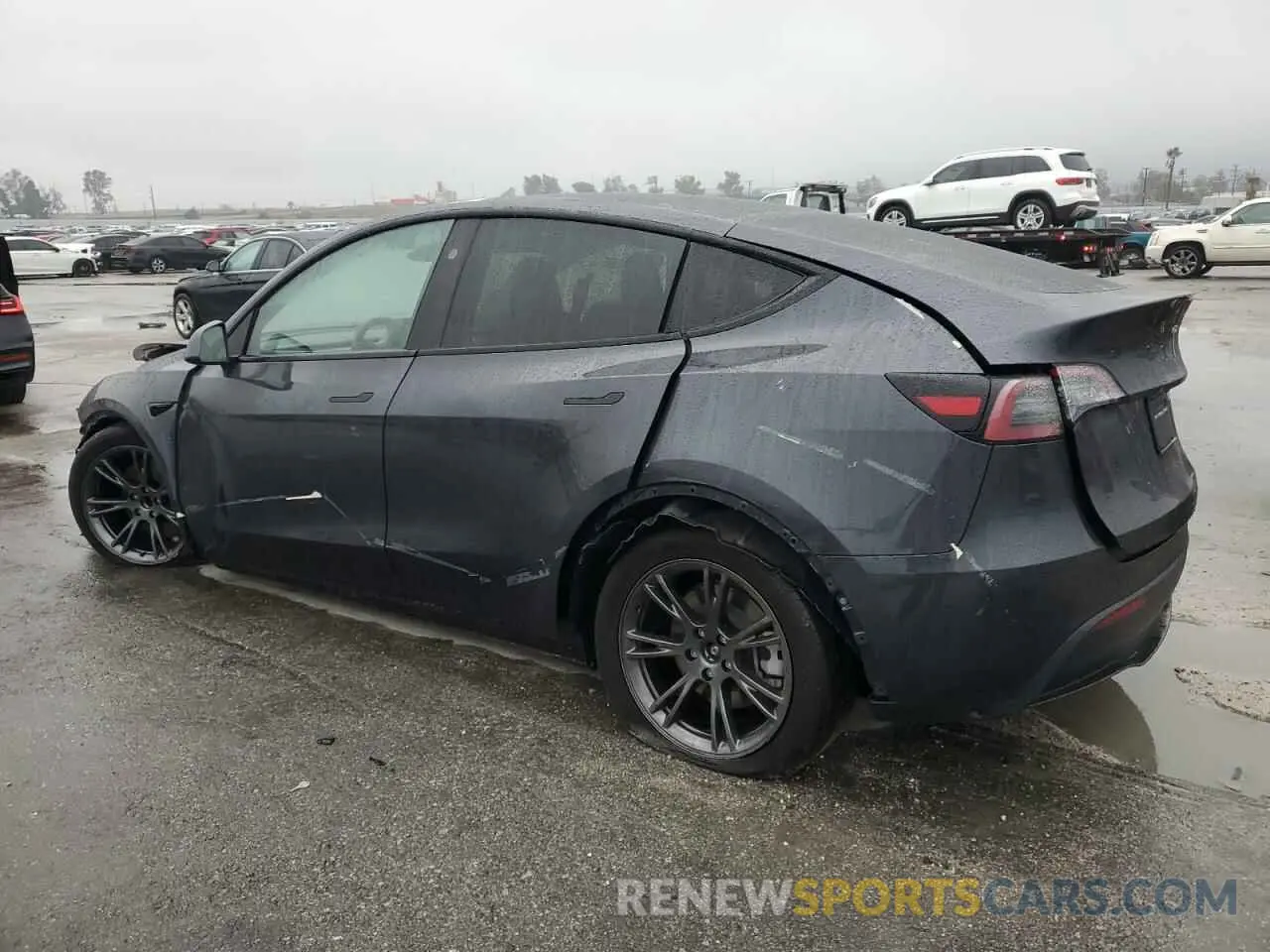 2 Photograph of a damaged car 7SAYGDED1RF098054 TESLA MODEL Y 2024