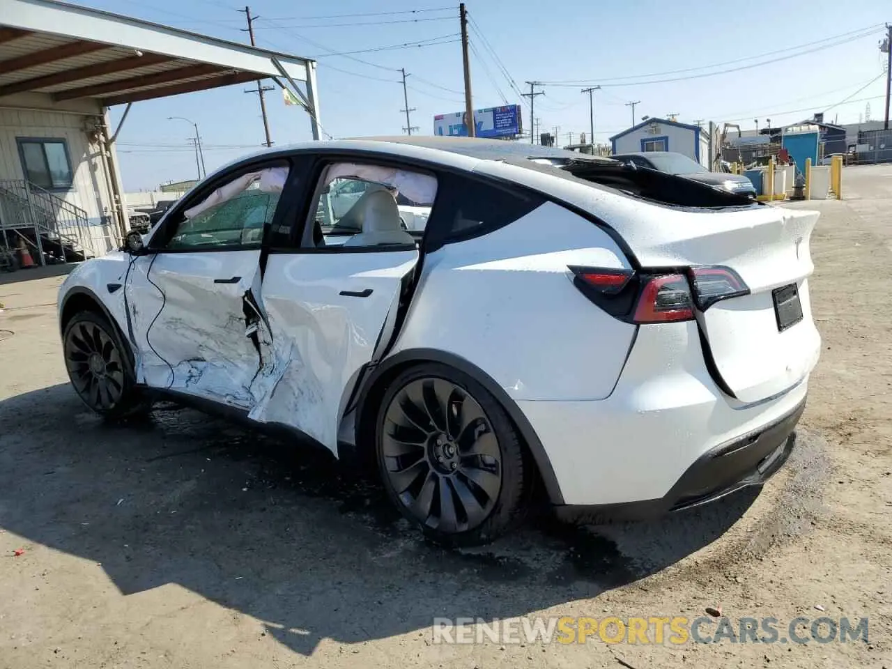2 Photograph of a damaged car 7SAYGDED1RF104449 TESLA MODEL Y 2024
