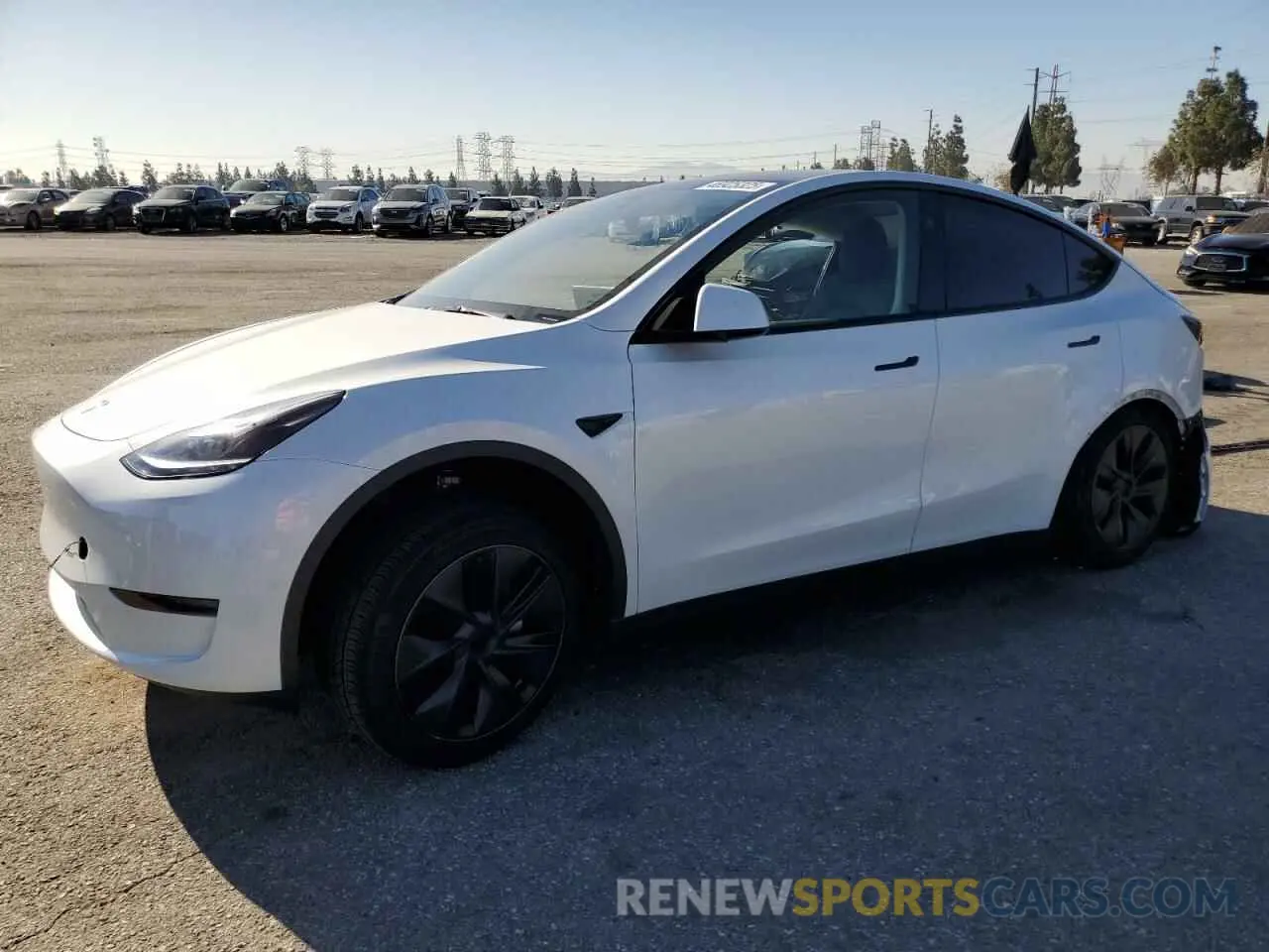1 Photograph of a damaged car 7SAYGDED1RF108999 TESLA MODEL Y 2024