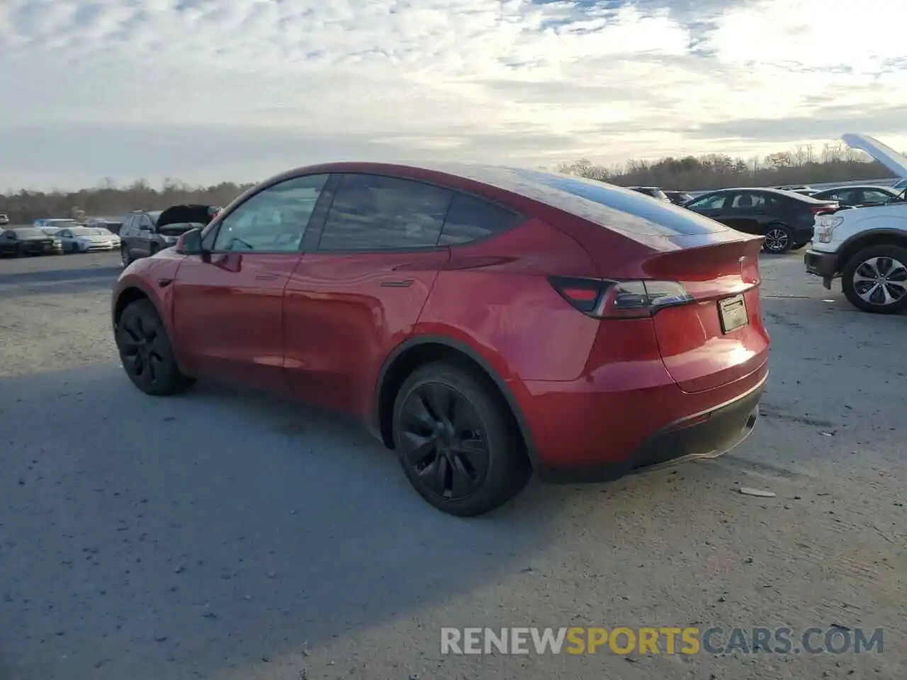 2 Photograph of a damaged car 7SAYGDED1RF132705 TESLA MODEL Y 2024