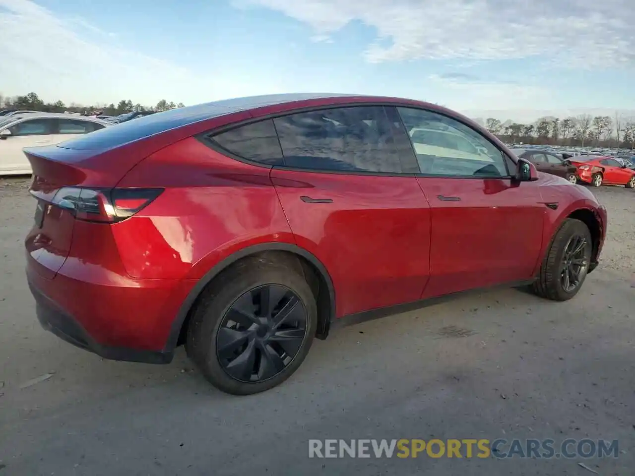 3 Photograph of a damaged car 7SAYGDED1RF132705 TESLA MODEL Y 2024