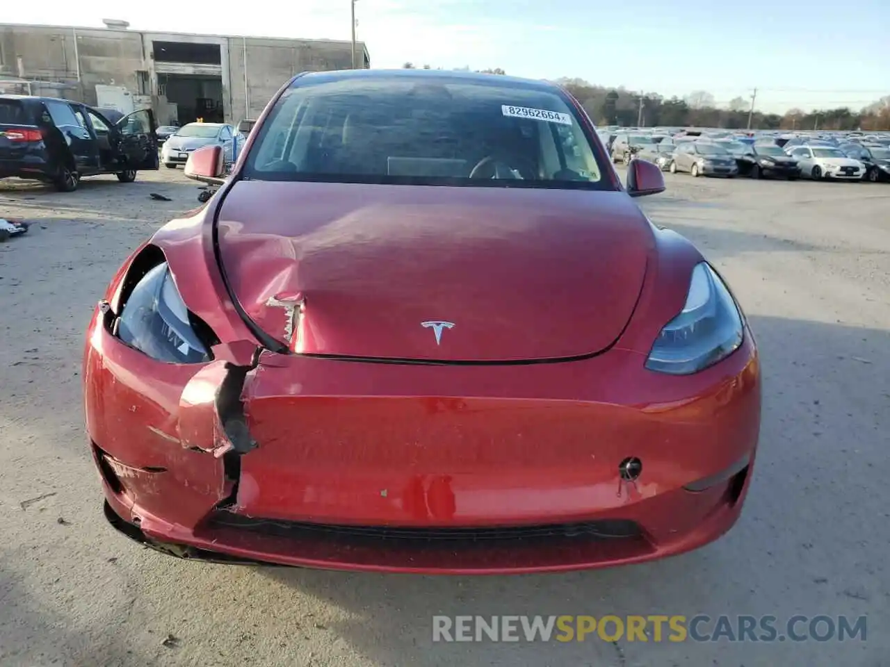 5 Photograph of a damaged car 7SAYGDED1RF132705 TESLA MODEL Y 2024