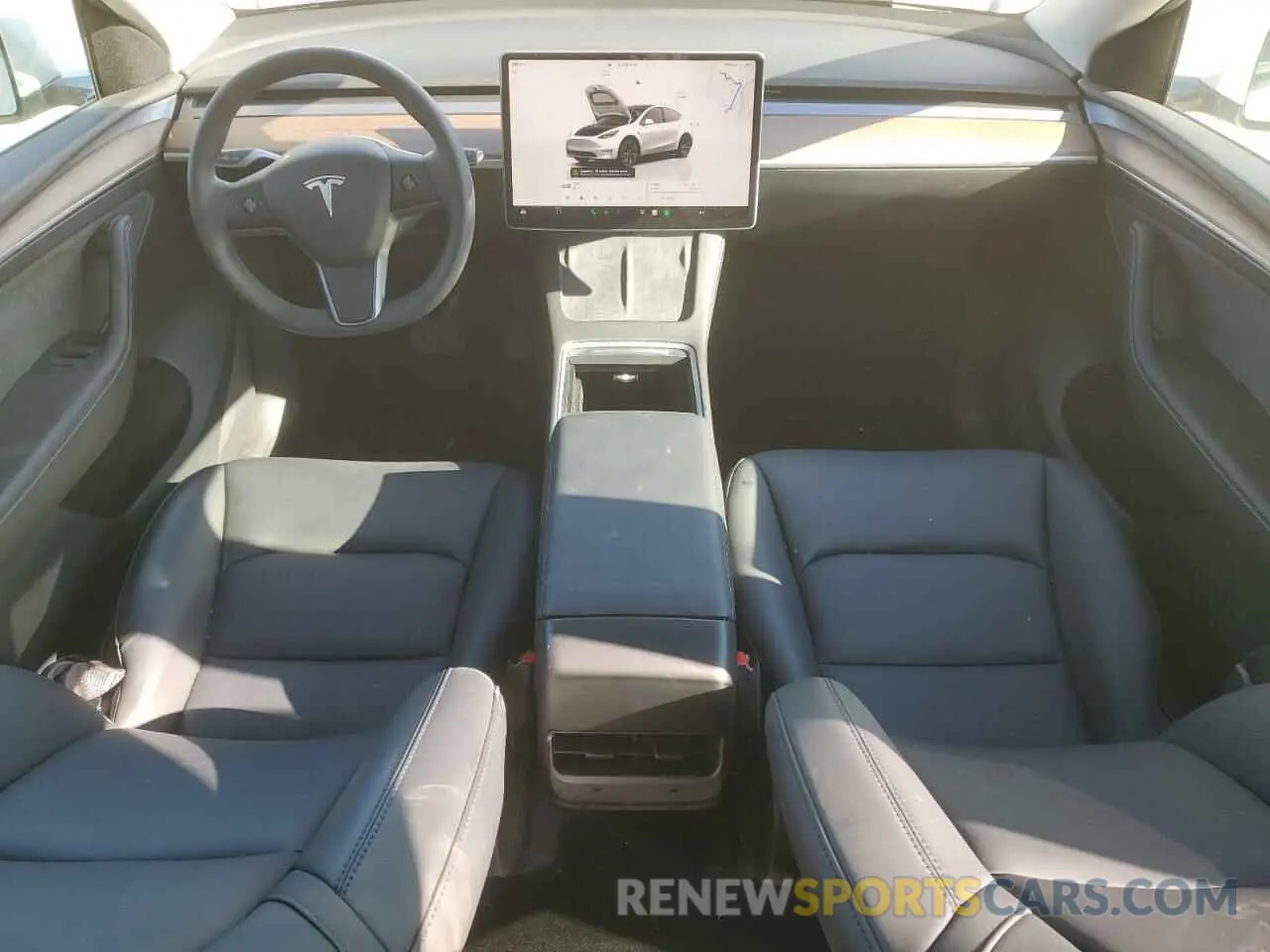 8 Photograph of a damaged car 7SAYGDED1RF187025 TESLA MODEL Y 2024