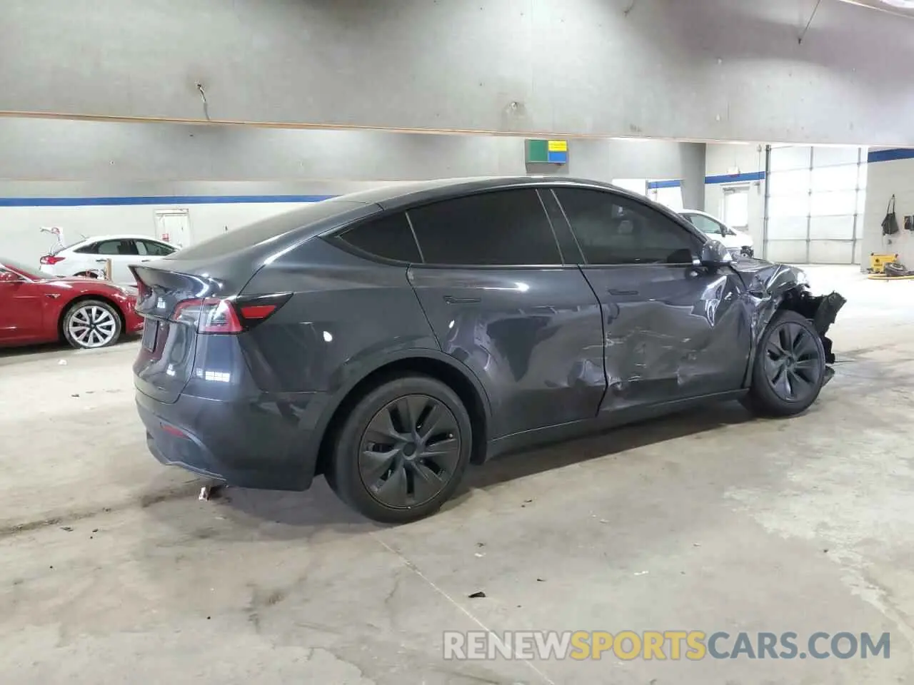 3 Photograph of a damaged car 7SAYGDED1RF207273 TESLA MODEL Y 2024
