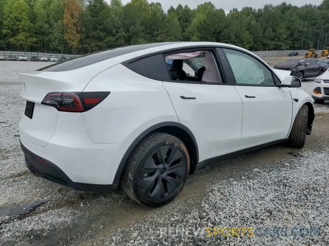 3 Photograph of a damaged car 7SAYGDED2RA301448 TESLA MODEL Y 2024