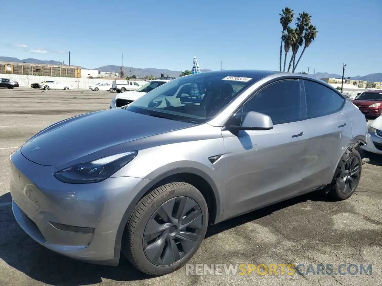 1 Photograph of a damaged car 7SAYGDED2RA314104 TESLA MODEL Y 2024