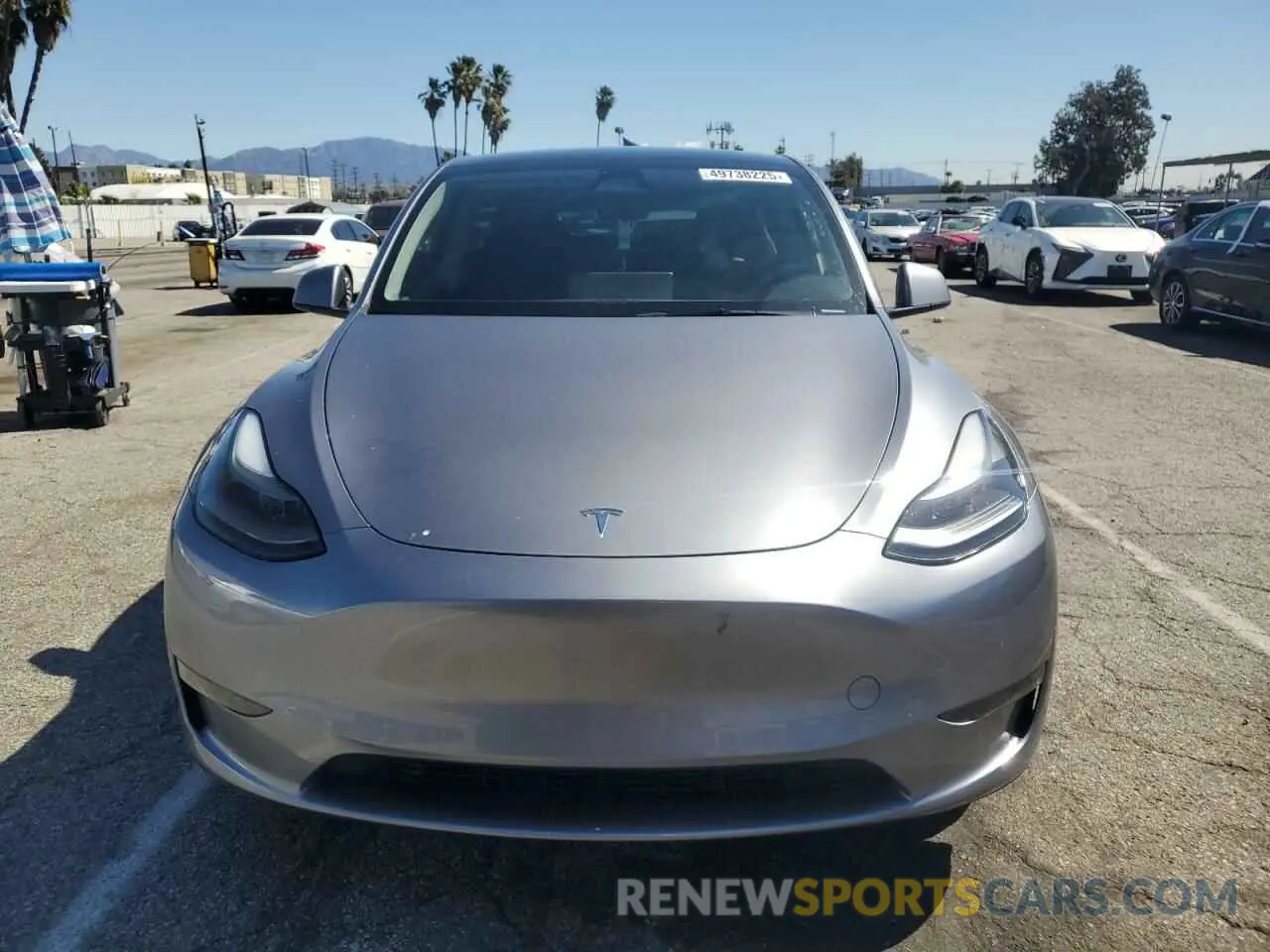 5 Photograph of a damaged car 7SAYGDED2RA314104 TESLA MODEL Y 2024