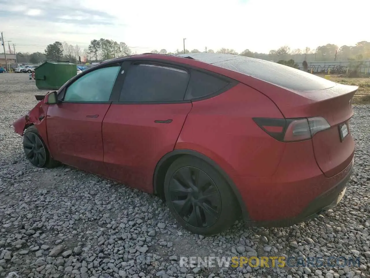 2 Photograph of a damaged car 7SAYGDED2RA331985 TESLA MODEL Y 2024