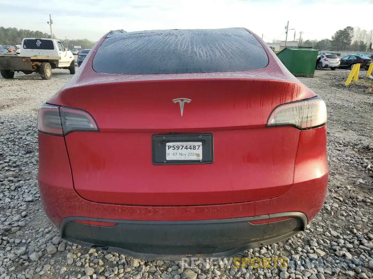 6 Photograph of a damaged car 7SAYGDED2RA331985 TESLA MODEL Y 2024