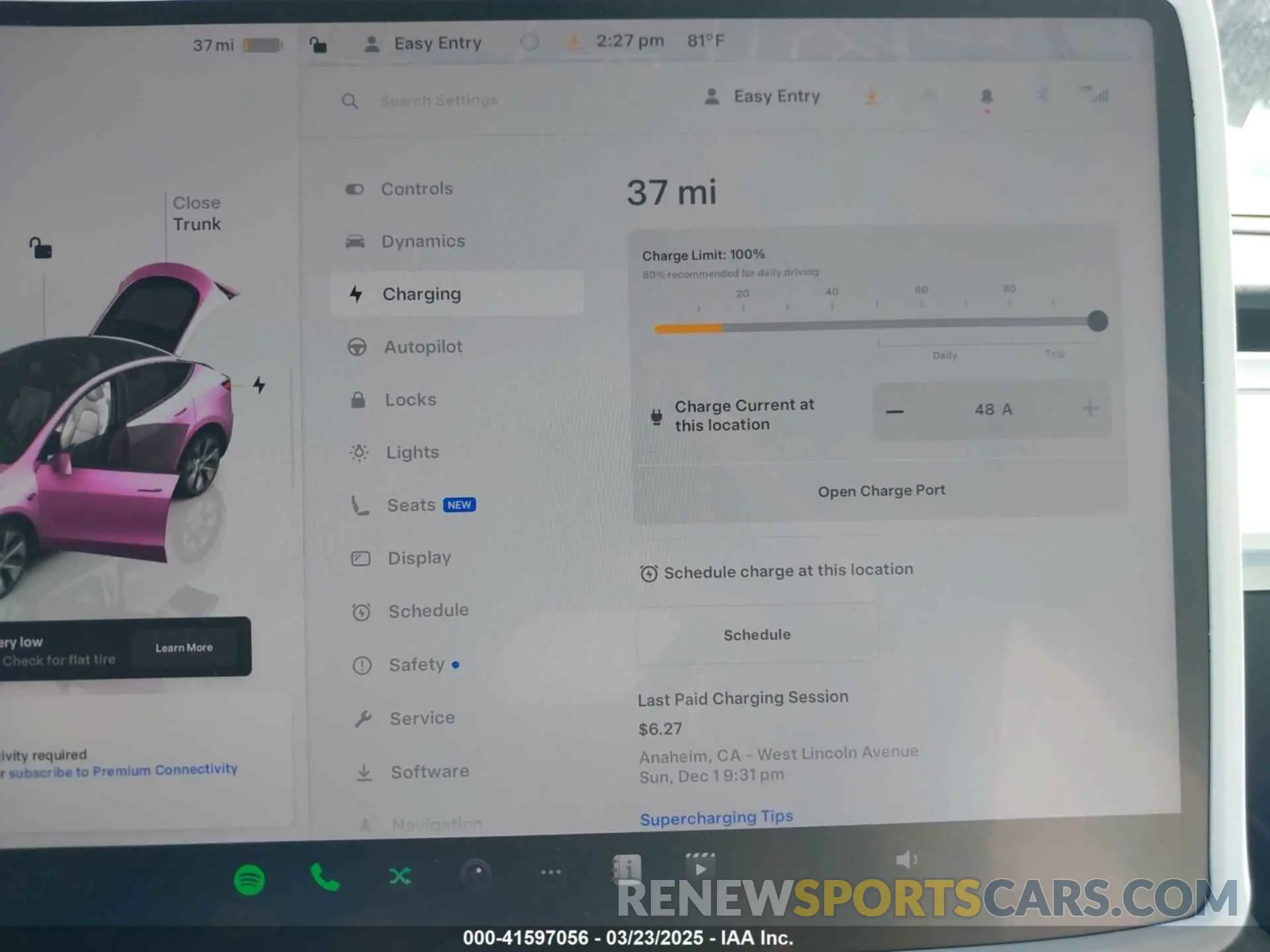 17 Photograph of a damaged car 7SAYGDED2RF017448 TESLA MODEL Y 2024