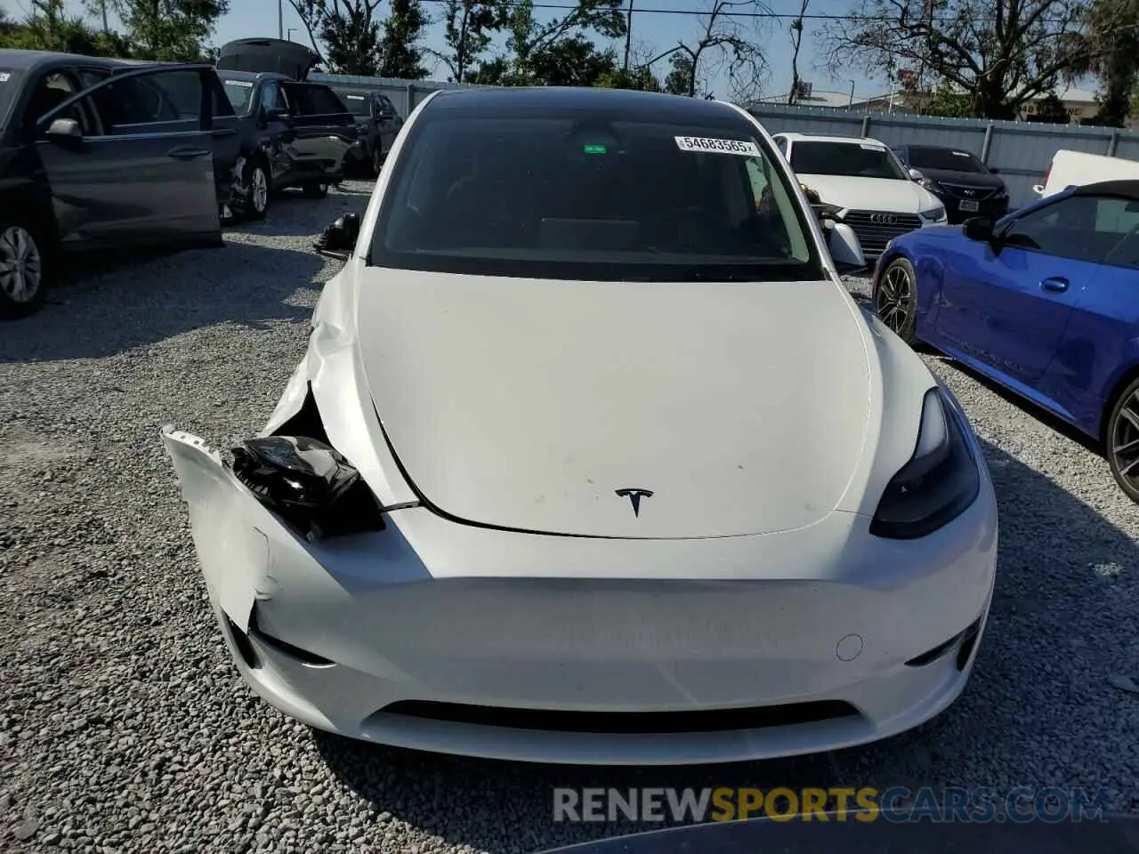 5 Photograph of a damaged car 7SAYGDED3RF131376 TESLA MODEL Y 2024