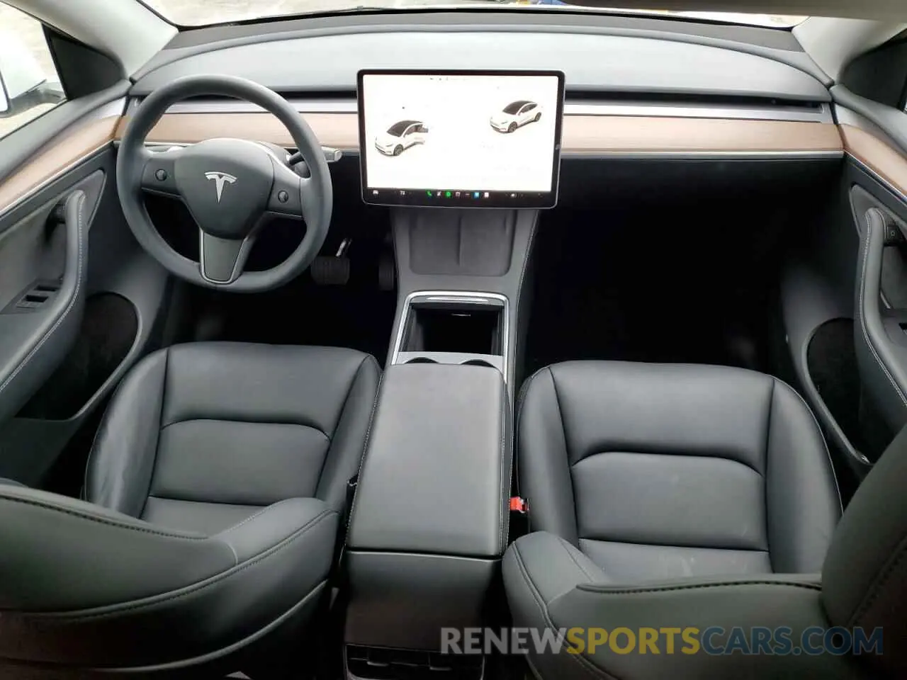8 Photograph of a damaged car 7SAYGDED4RF118247 TESLA MODEL Y 2024