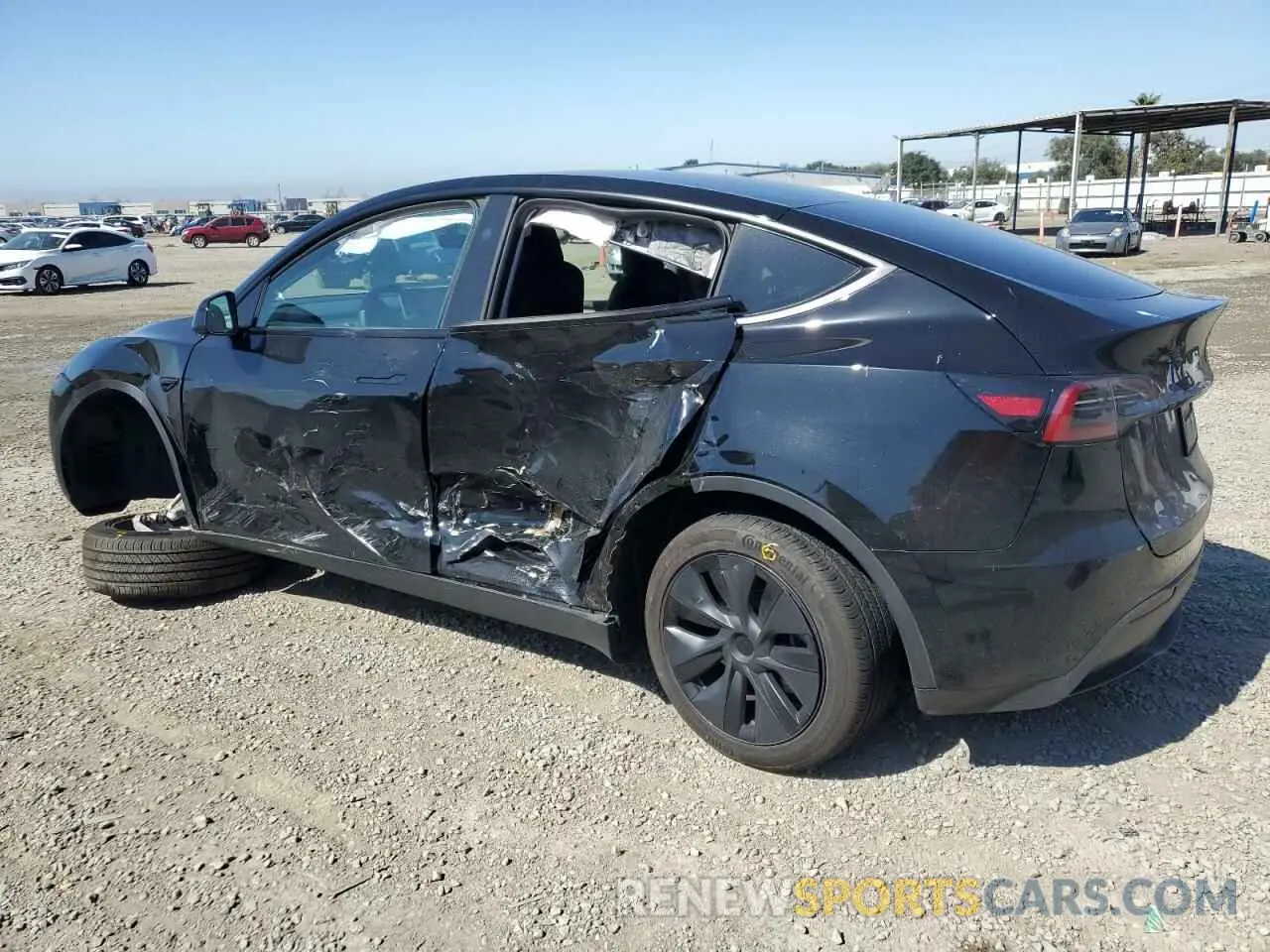 2 Photograph of a damaged car 7SAYGDED4RF212399 TESLA MODEL Y 2024