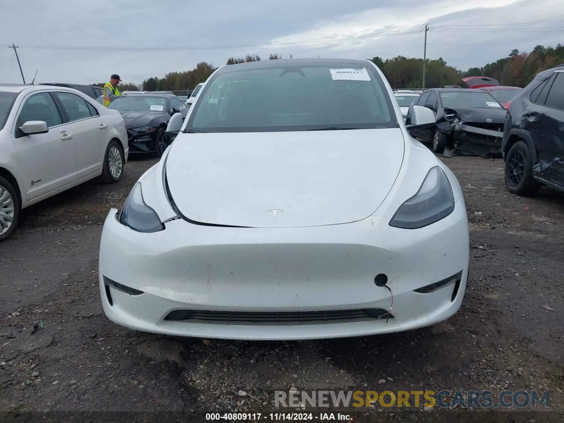 11 Photograph of a damaged car 7SAYGDED5RA333553 TESLA MODEL Y 2024