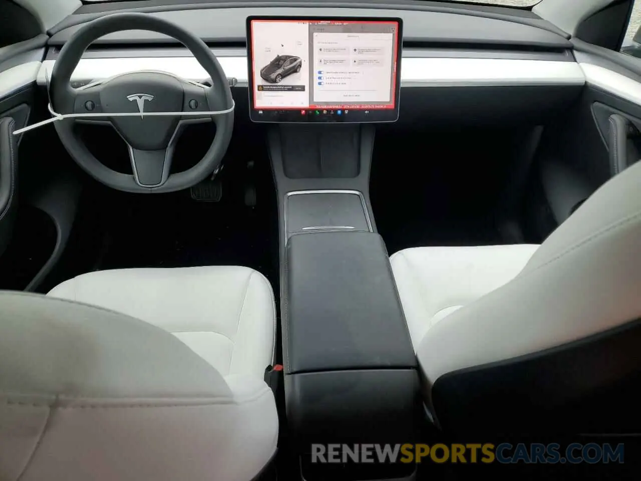 8 Photograph of a damaged car 7SAYGDED5RF009554 TESLA MODEL Y 2024