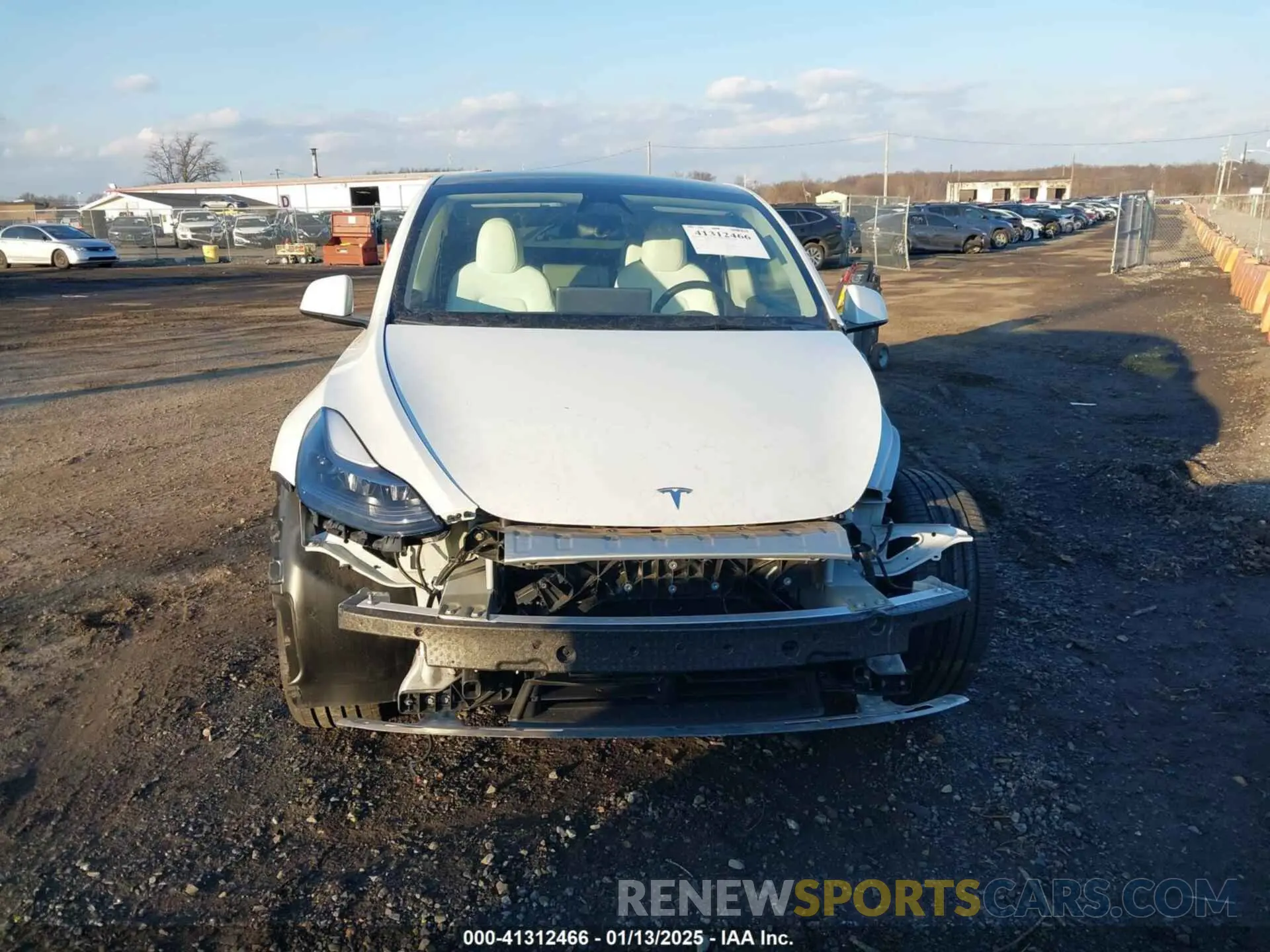 12 Photograph of a damaged car 7SAYGDED5RF010087 TESLA MODEL Y 2024