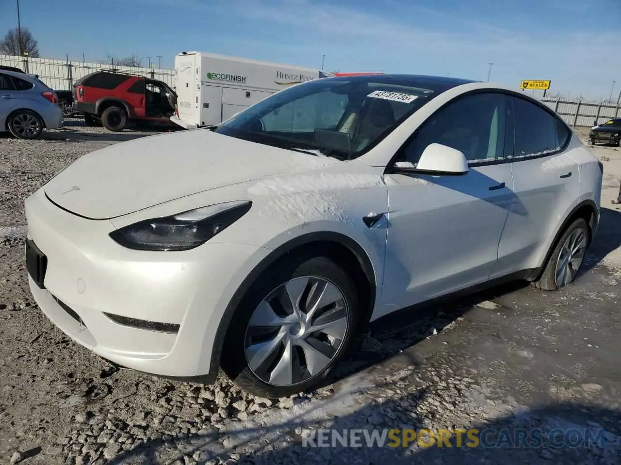 1 Photograph of a damaged car 7SAYGDED5RF086943 TESLA MODEL Y 2024