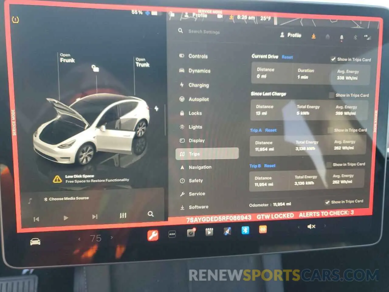 9 Photograph of a damaged car 7SAYGDED5RF086943 TESLA MODEL Y 2024