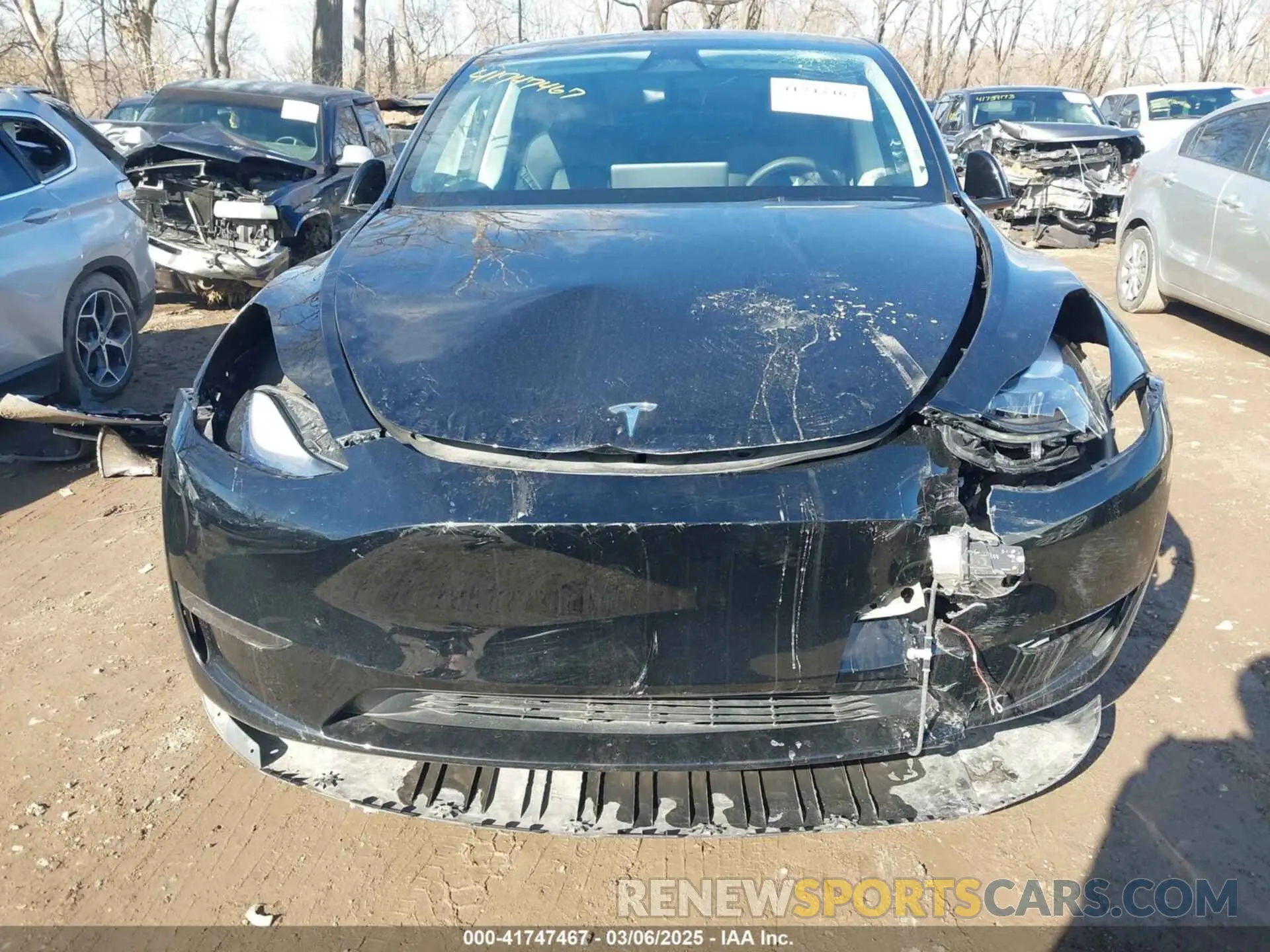 12 Photograph of a damaged car 7SAYGDED5RF093018 TESLA MODEL Y 2024