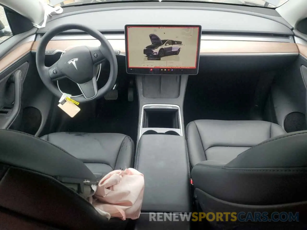 8 Photograph of a damaged car 7SAYGDED5RF161155 TESLA MODEL Y 2024