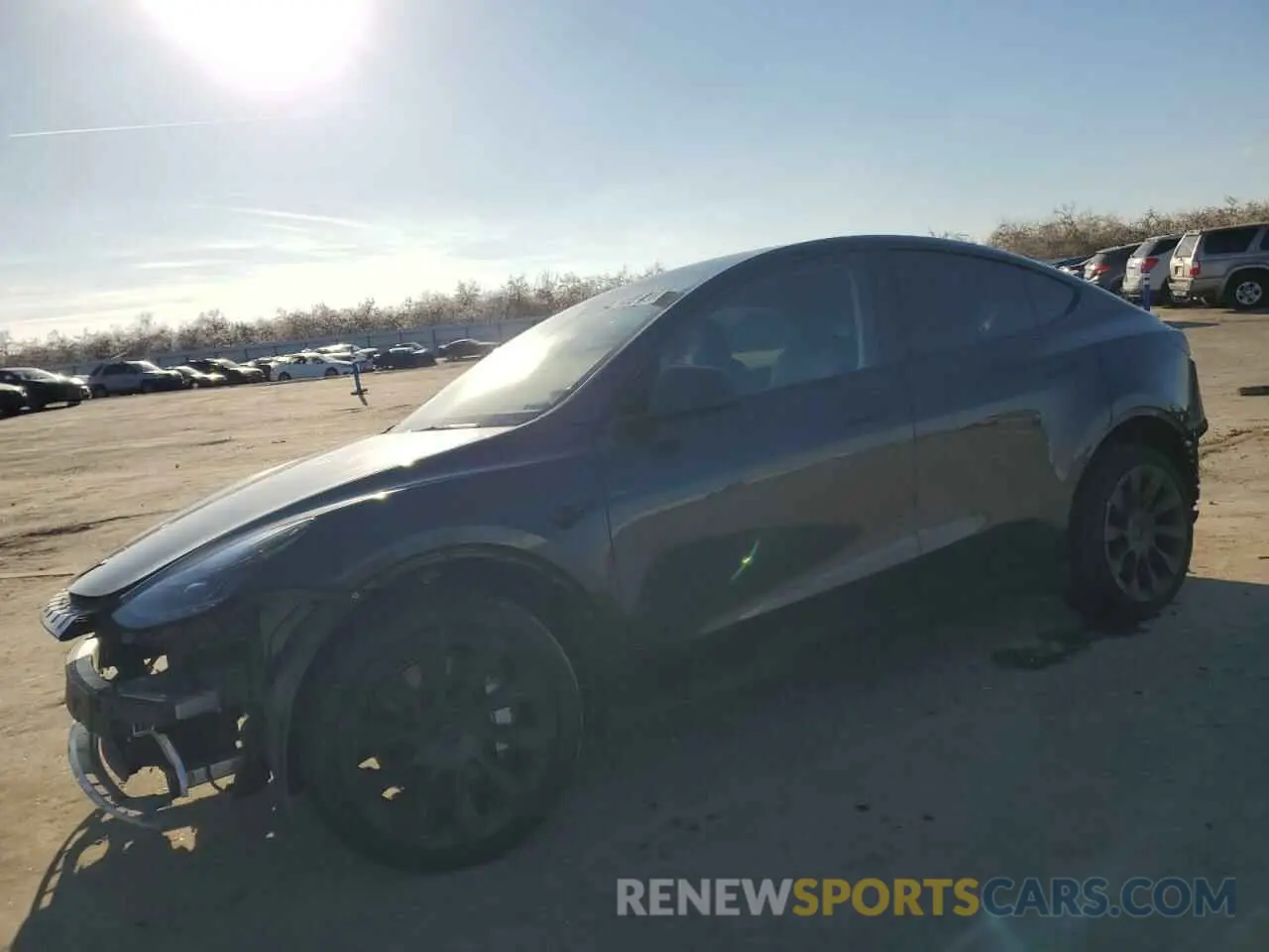 1 Photograph of a damaged car 7SAYGDED5RF185245 TESLA MODEL Y 2024