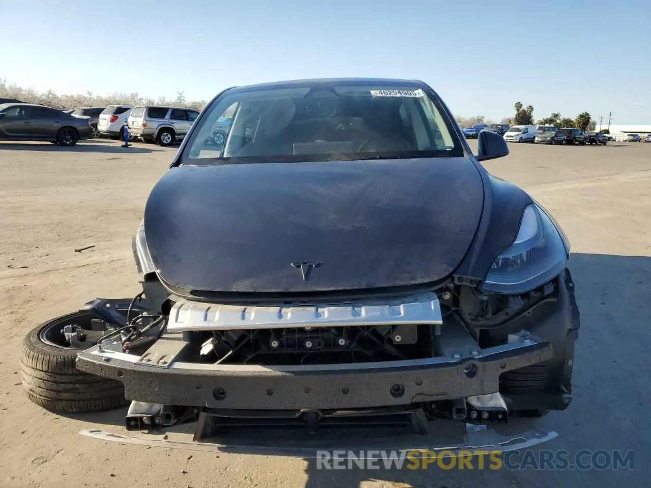 5 Photograph of a damaged car 7SAYGDED5RF185245 TESLA MODEL Y 2024