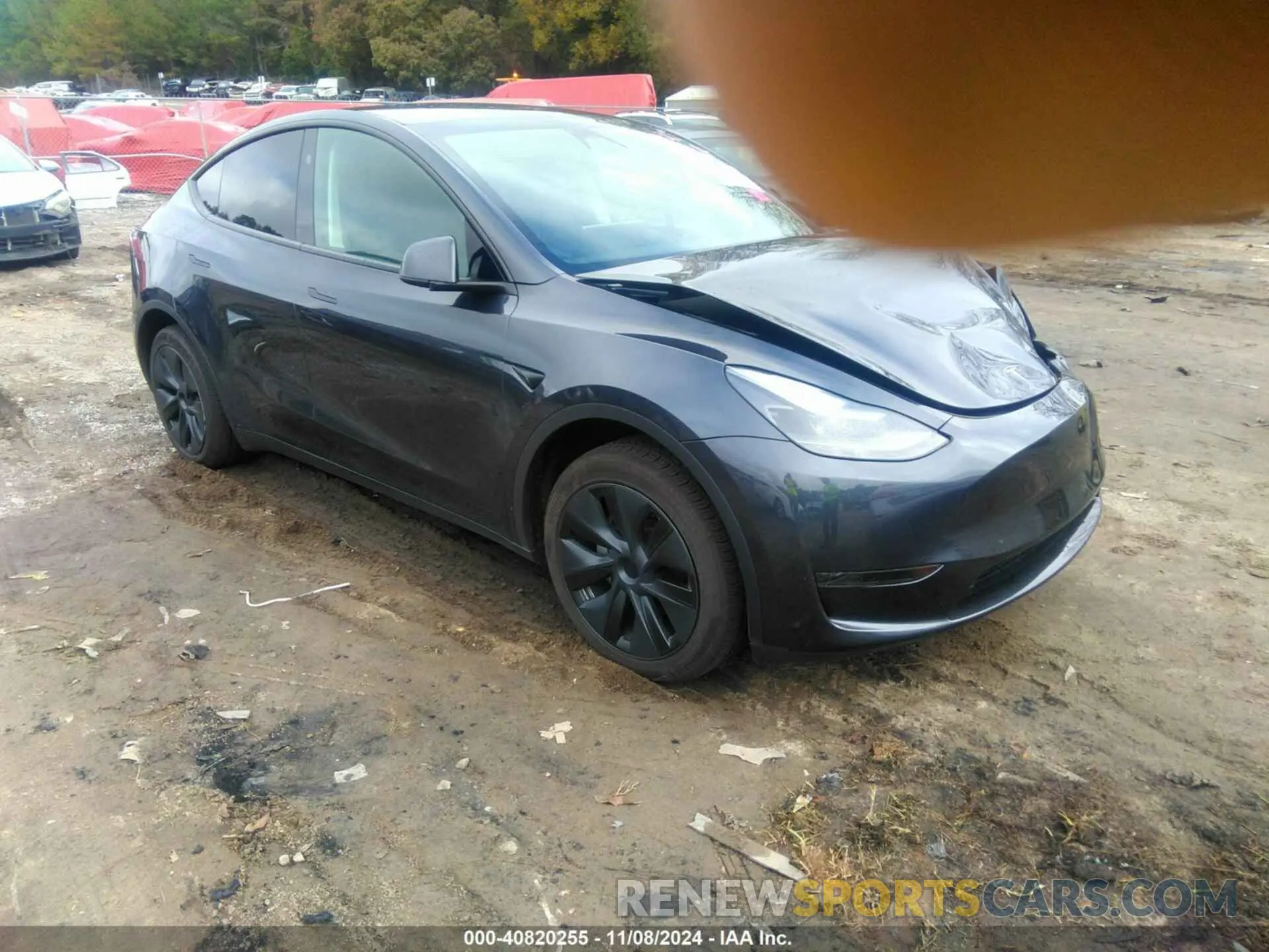 1 Photograph of a damaged car 7SAYGDED6RA310492 TESLA MODEL Y 2024
