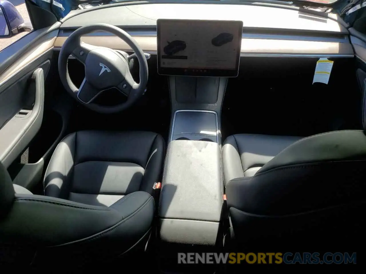 8 Photograph of a damaged car 7SAYGDED6RF083842 TESLA MODEL Y 2024